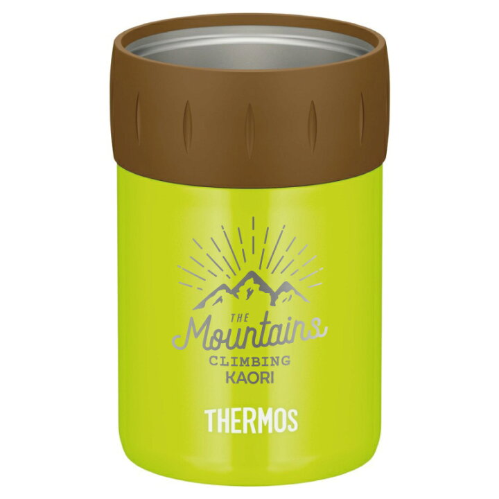 楽天市場 保冷 サーモス Thermos 缶ホルダー 缶 カバー 名入れ サーモス保冷缶ホルダー ライムグリーン 350ml プレゼント おしゃれ おすすめ 人気 ビール 誕生日 アウトドア キャンプ バーベキュー 好き 真空断熱 男性 女性 Jcb 352 送料無料 翌々営業日出荷 名