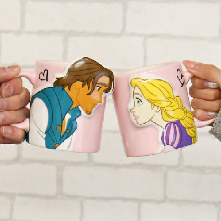 楽天市場 ディズニー ペア マグカップ プリンセスペアマグカップ プリンセス 名入れ 結婚祝い ギフト プレゼント ペアルック 送料無料 誕生日 ラプンツェル アリエル 引越し祝 新築祝 記念日 かわいい ペアマグカップ 実用的 お祝い 翌々営業日出荷 名入れ