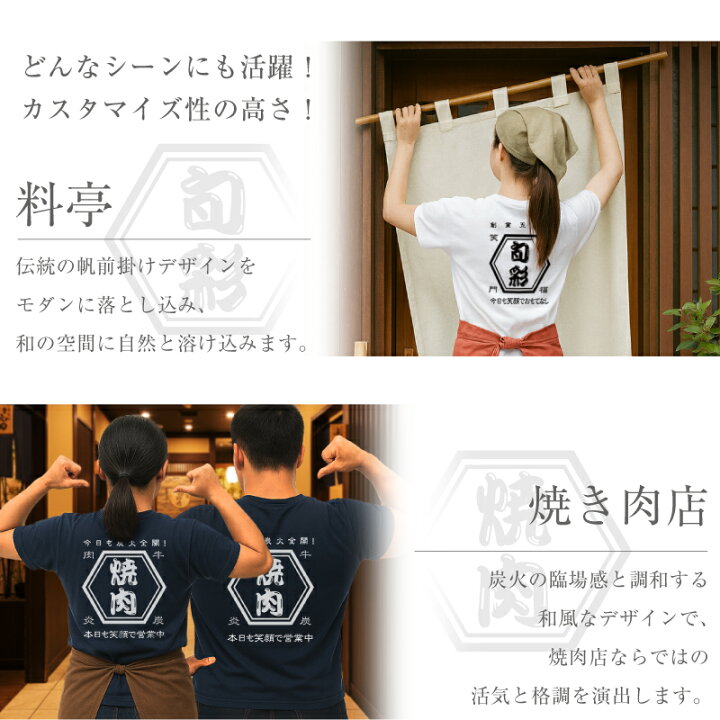 楽天市場】帆前掛け風 名入れTシャツ おもしろ 【 帆前掛け Tシャツ 10 
