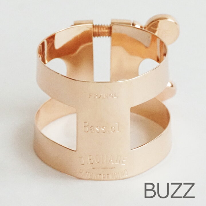 楽天市場】BUZZ バスクラリネットリガチャー ピンクゴールド PGP 