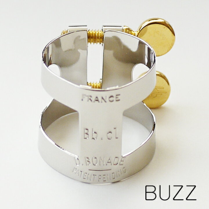 楽天市場】BUZZ B♭クラリネットリガチャー プラチナ PTPR : 管楽器 