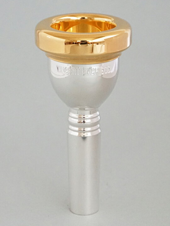 限定特価 V.バック トランペットマウスピース リム カップ金メッキ
