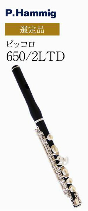 楽天市場】P.ハンミッヒ ピッコロ 650/2LTD 選定品 : 管楽器専門店 
