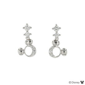【-3/15迄!!ノベルティプレゼント!!】ディズニー ピアス ミッキー シルバー キュービックジルコニア ジュエリー ( VPRDS20012 ) クリスマス