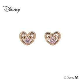 【-3/15迄!!ノベルティプレゼント!!】ディズニー ピアス ミッキー シルバー ピンクゴールドコーティング ハート ジュエリー キュービックジルコニア (VPRDSW0001) クリスマス