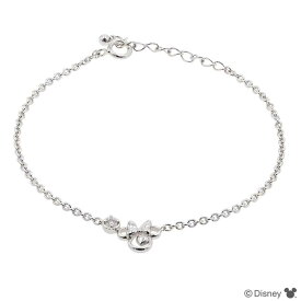 【-3/15迄!!ノベルティプレゼント!!】ディズニー ブレスレット ミニー シルバー キュービックジルコニア ジュエリー ハート ( VBLDS20006 ) クリスマス