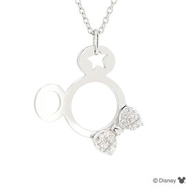 【-3/15迄!!ノベルティプレゼント!!】ディズニー ペンダント ネックレス ミッキー シルバー キュービック ジュエリー (vpcds20129) クリスマス