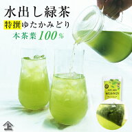 【特撰】【一番茶】緑茶ティーバッグ お茶 ティーバッグ 特撰 水出し緑茶ゆたかみどりティーバッグ 本茶…