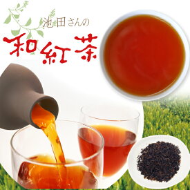 和紅茶池田さんの和紅茶80g×2袋 国産紅茶 べにふうき品種 セカンドフラッシュ 紅茶リーフ 茶葉 アイスティー 無糖 水出し 水出し紅茶 ストレートティー 国産 ポスト投函便送料無料