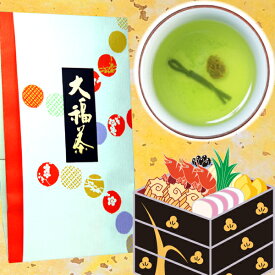 福を呼び込むお茶 お茶 ティーパック 大福茶 ティーバッグ 6名様分干し梅と結び昆布付き抹茶入り玄米茶　 御年賀 新年会 宴会に福を呼び込む大服茶　お正月　御年賀、お正月のギフトにお茶 ソイロン 【ポスト投函便送料無料】 帰省 手土産
