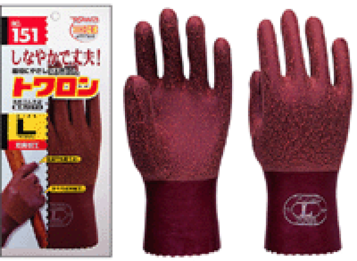 楽天市場】東和 トワロン手袋 #151 M/L/LL （メール便2双まで