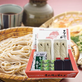 お中元 石臼挽き生そば 蕎麦 セットA わさび ほか 【楽ギフ_包装】【楽ギフ_のし宛書】【楽ギフ_メッセ入力】