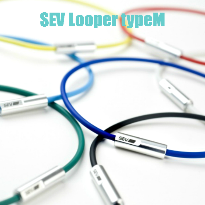 SEV Looper typeM/セブ ルーパータイプM サイズ44/46/48cm カラー全9色 プレゼント付 1年保証付 送料無料  SEVネックレス 健康ネックレス 健康アクセサリー スポーツネックレス | ナガヌマキカク