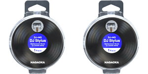 NAGAOKA ���R�[�h�J�[�g���b�W�p�����j SHURE M44G/M44-7�Ή� DJ-44G 2�Z�b�g