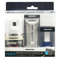 NAGAOKA レコードクリーニング3点セット miniクリーニングスプレー ブラシ 針先クリーナー CLSET-2