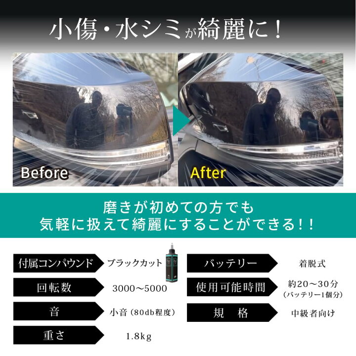 楽天市場】【ながら洗車】イージーポリッシュ ブラックシリーズ専用 