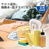 【★エントリーでポイント10倍】【ながら洗車】スプラッシュ＆ガラスポリッシュ ポーチセット『 ウロコ退…