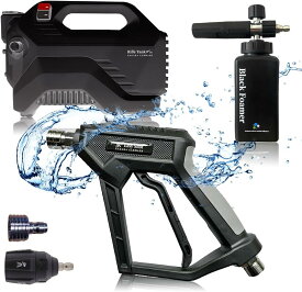 【ながら洗車】イージーショット×ライフルタンクセット 『 軽さに特化させた高圧洗浄機 』 (10Mpa ブラック)