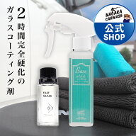 【ながら洗車】 ファストガラス BASEセット 『DIY決定版 2時間スピード硬化のガラスコーティング』 車 水…