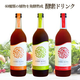 【CORE KOSO 720ml】ファスティング 酵素 ドリンク ダイエット 断食 置き換え おすすめ 健康 美容 食品 グレースセレクト GRACE SELECT コア 酵素 原液 100％ お試し 3日 あけび アケビ 果物 《送料無料》