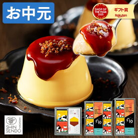 お中元 2026 プリン [ 御中元 スイーツ お菓子 カステラ ギフト 洋菓子 和菓子 カステラ スイーツギフト ブリュレ プレゼント 詰め合わせ ランキング 長崎心泉堂 ] ブリュレプリンとカステラ セット SGAY