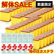 ≪解体セール≫ 母の日パッケージ 幸せの黄色いカステラ 0.5号 送料無料 TZ28
