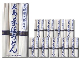 【送料無料】浜崎製麺　長崎手延五島うどん10袋セット　（30食）おまけにスープも10人前プレゼント♪　02P03Dec16