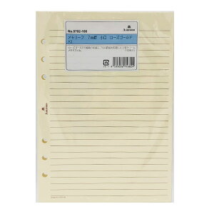 Ashford システム手帳リフィル A5サイズ メモリーフ 7mm罫 小口:ローズゴールド 0702-100 アシュフォード