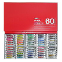 楽天市場】ホルベイン 透明水彩絵具60色セット hwc60 w411の通販