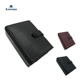 【名入れ対応商品】 アシュフォード ヘリテイジ システム手帳 M5 13mm コーチマン ブラック/ワイン/ネイビー 2115
