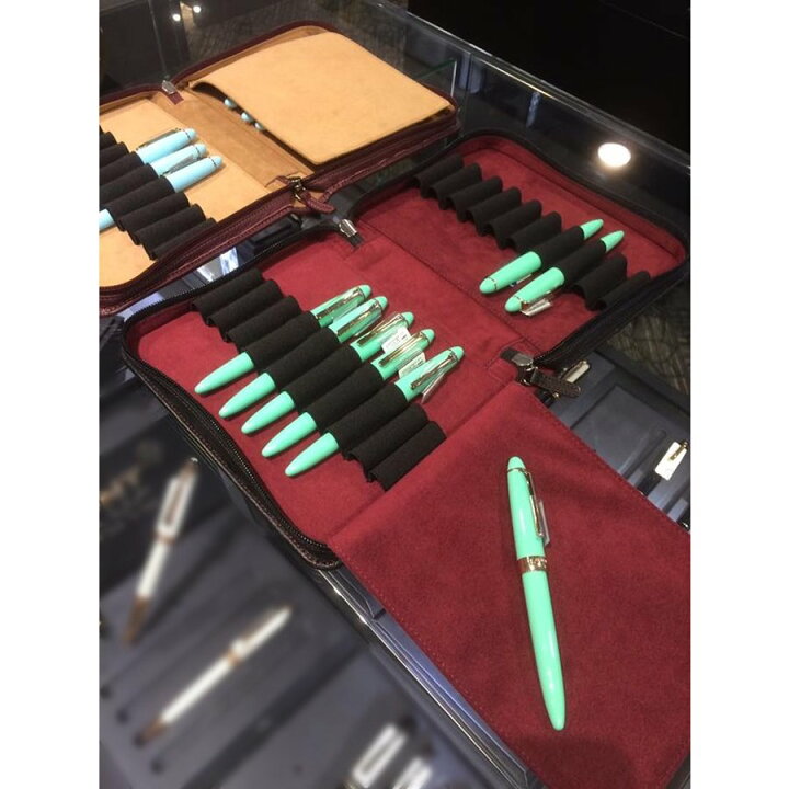 楽天市場】NAGASAWA PenStyle 20本差し キップレザー ラウンドジップ 