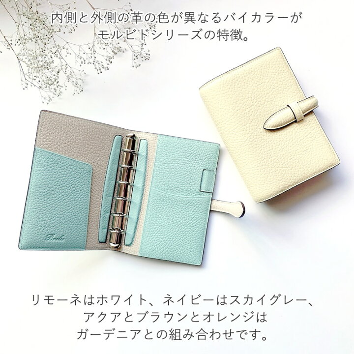 楽天市場】ブレイリオ Brelio モルビド ミニ6サイズ システム手帳 6穴  