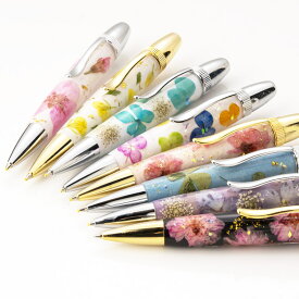 本物の押し花を使ったボールペン Frower Pen/フラワーペン 桜/紫陽花/菜の花/クローバー