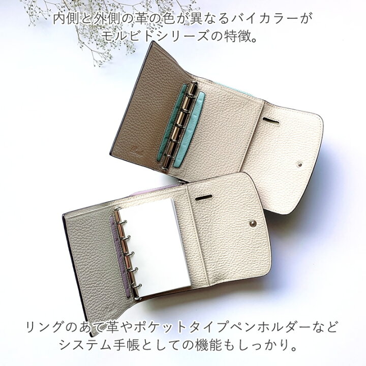 楽天市場】ブレイリオ システム手帳+財布 モルビド M5サイズ 