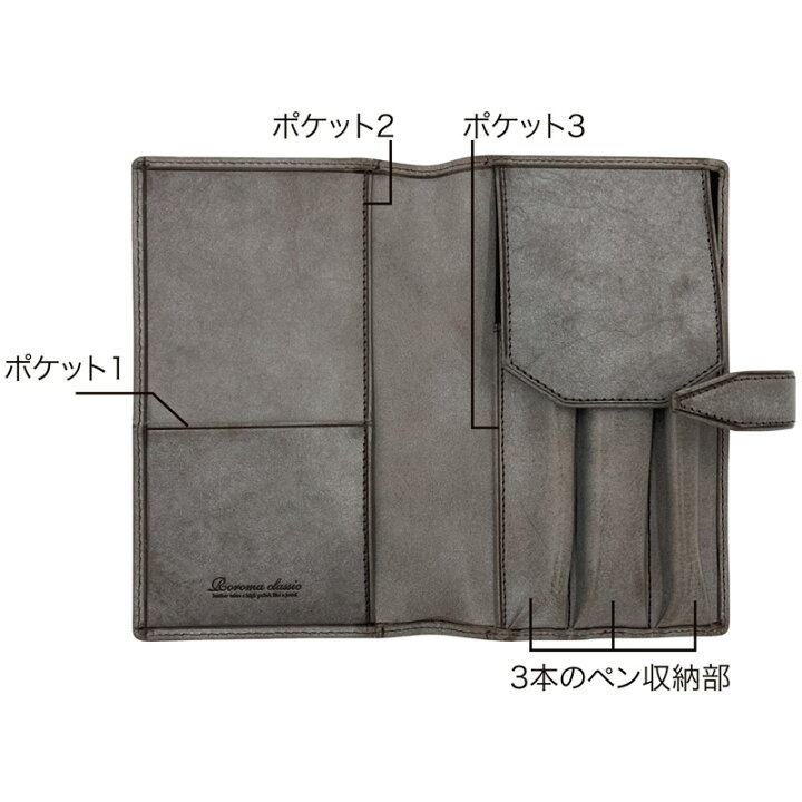 楽天市場】Davinci×NAGASAWA 手帳型ペンケース ロロマ クライム 
