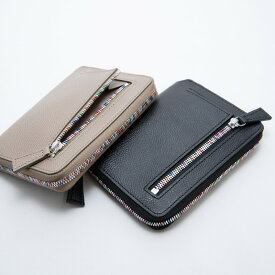 ASHFORD/アシュフォード システム手帳 レインボーブリス M5 11mm ジップ ブラック/トープ 2139