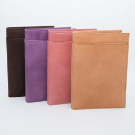 ASHFORD/アシュフォード システム手帳 ビタリータ バイブル 19mm ノート ブラウン/ピンク/ナチュラル/パープル 7290