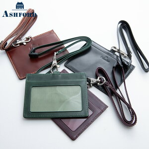 ASHFORD/�A�V���t�H�[�h �{�v �q���� ID�J�[�h�z���_�[ �u���b�N/�u���E��/�O���[��/�p�[�v�� 8415