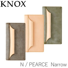 ノックス システム手帳 N/PEARCE（Nピアス） ナロー 122-819 グレー/ナチュラル/グリーン