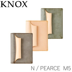 ノックス システム手帳 N/PEARCE（Nピアス） M5 123-819 グレー/ナチュラル/グリーン