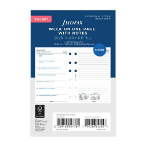 FILOFAX 2025N VXe蒠tB ~j6 J1TԁЖʃ 25-68209 t@Ct@bNX