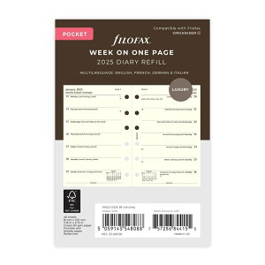 FILOFAX 2025N VXe蒠tB ~j6 J2TԁiRbgN[j 25-68239 t@Ct@bNX