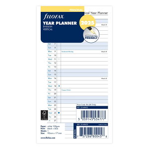 FILOFAX 2025N VXe蒠tB oCu o[`JC[vi[ 25-68402 t@Ct@bNX