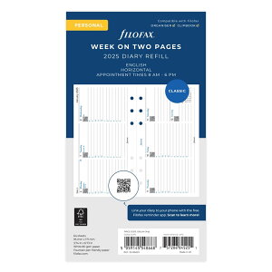 FILOFAX 2025N VXe蒠tB oCu J1Tԁij 25-68420 t@Ct@bNX