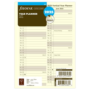FILOFAX 2025N VXe蒠tB A5 o[`JC[vi[iRbgN[j 25-68508 t@Ct@bNX