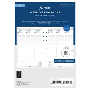 FILOFAX 2025N VXe蒠tB A5 J1Tԁij 25-68514 t@Ct@bNX