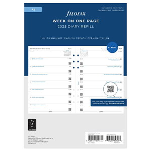 FILOFAX 2025N VXe蒠tB A5 J2T 25-68517 t@Ct@bNX