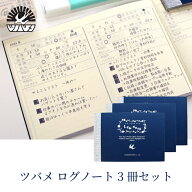 ツバメノート ツバメ ログノート 3冊セット セミ B6 E型ノート 32枚 C7050