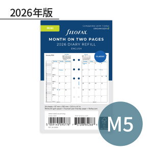 FILOFAX 2026�N �V�X�e���蒠���t�B�� M5 ���J��1�J�� 26-68110 �t�@�C���t�@�b�N�X