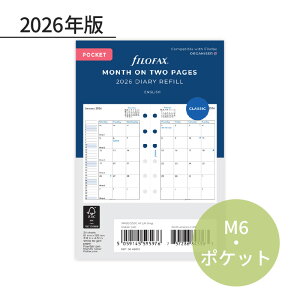 FILOFAX 2026�N �V�X�e���蒠���t�B�� �~�j6�� ���J��1���� 26-68210 �t�@�C���t�@�b�N�X